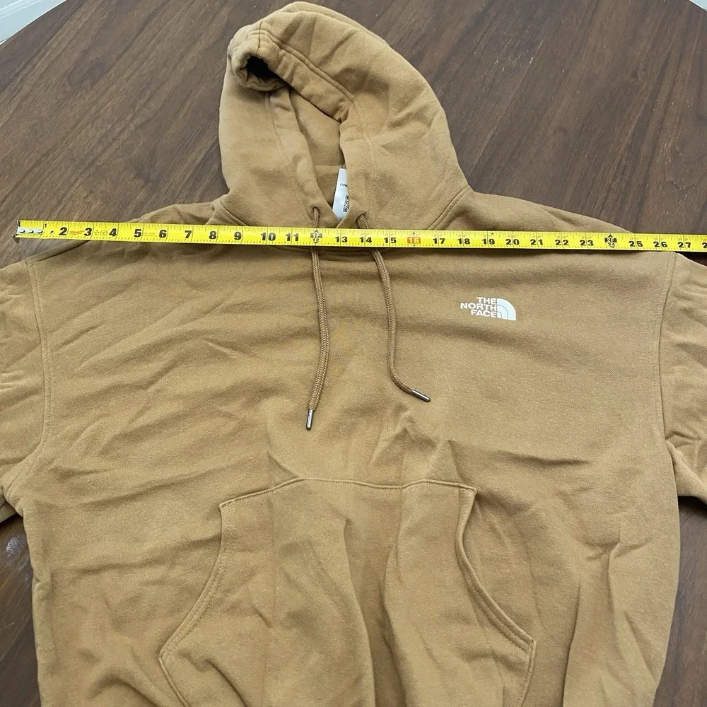 The North Face Men's Brolapse Hoodie zip pocket warm - Yellow Brown - Medium